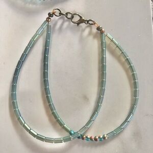 Elegant Blue Beaded Bracelet